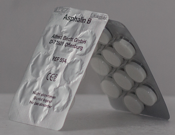 таблетки за стерилна среда Асфалин Б
